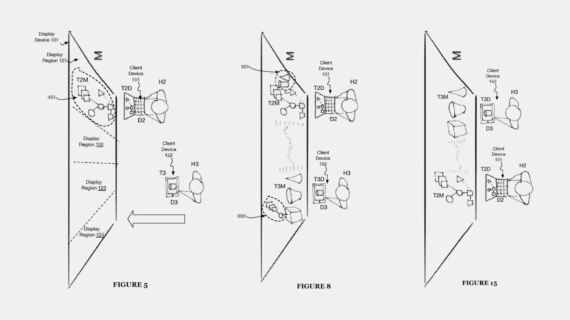 US Patent 15/643,264 — Spatially mediated interactions among devices and applications via extended pixel manifold