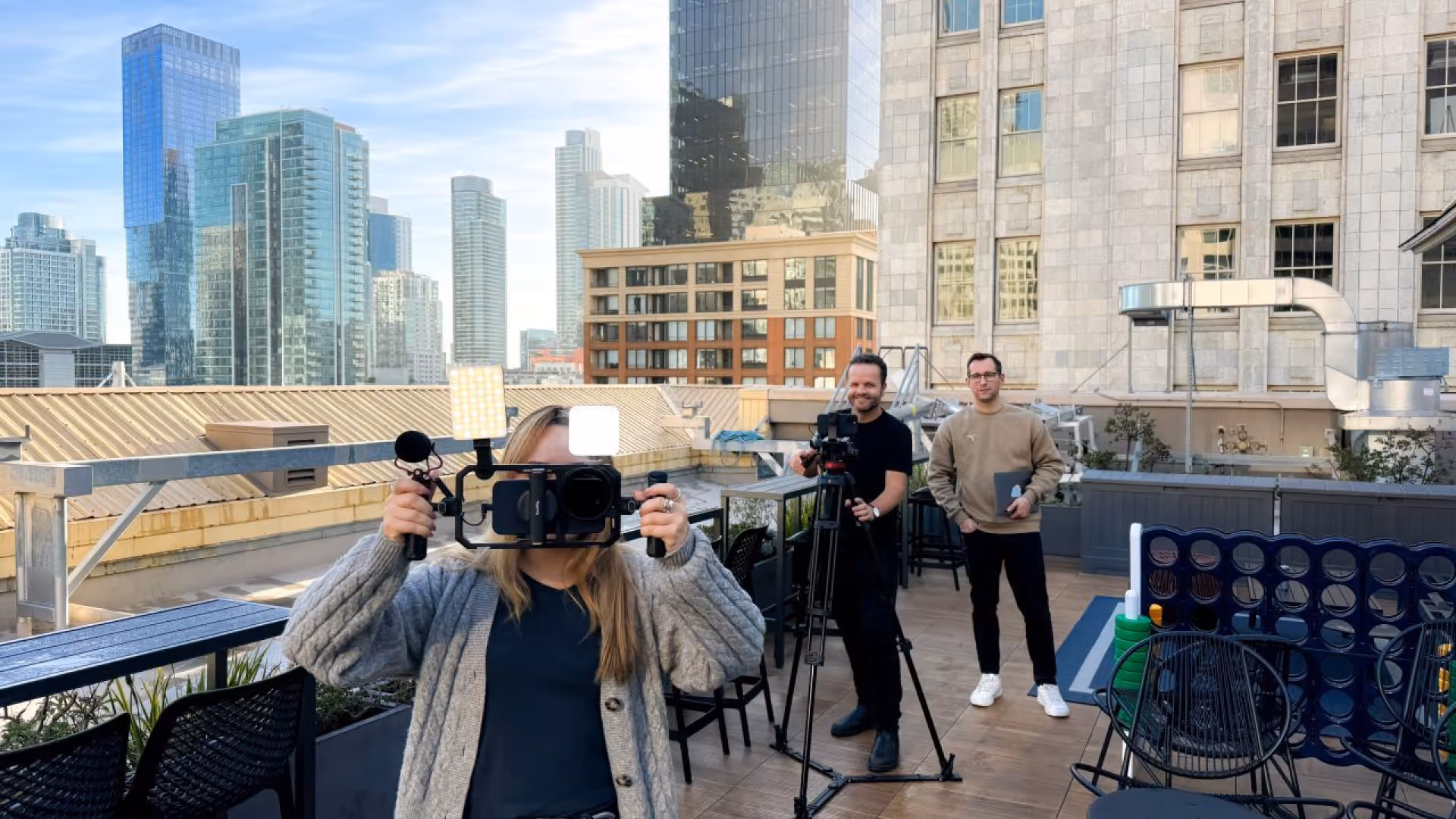 Sigma Headquarters — Filming the product launch